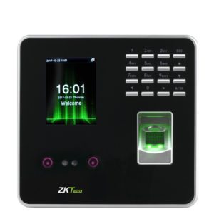 Front view of the Zkteco MB20 Time Attendance Machine