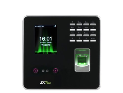 Front view of the Zkteco MB20 Time Attendance Machine