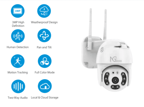 NG-C4220 Wifi Outdoor Security Camera Info